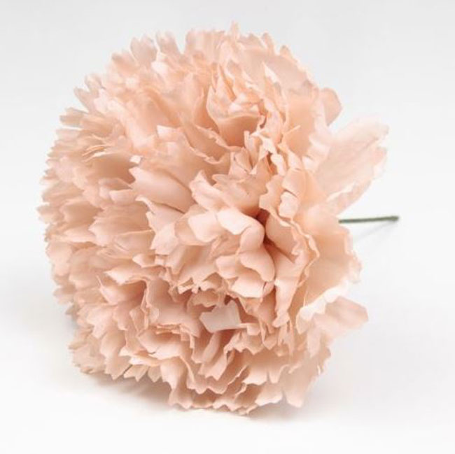 Flamenco Artificial Carnations. Sevilla Model. Pale Pink